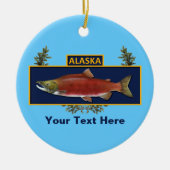 Alaska-Kampf-Fischer-Abzeichen Keramikornament (Vorne)