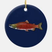 Alaska-Kampf-Fischer-Abzeichen Keramikornament (Hinten)