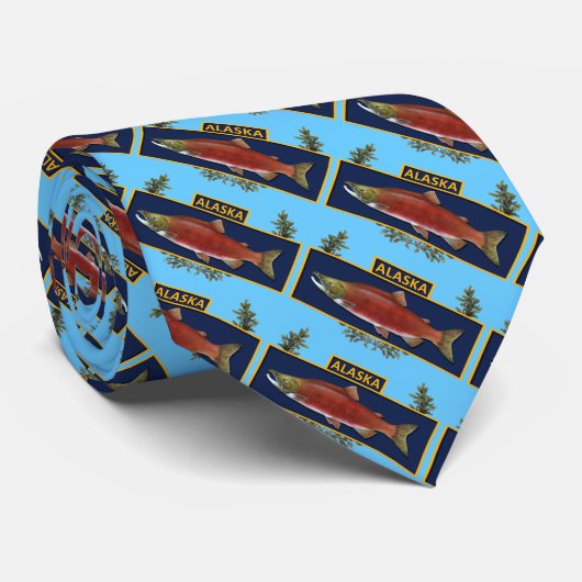 Alaska-Kampf-Fischer-Abzeichen Krawatte (Gerollt)