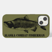 Alaska-Kampf-Fischer iPhone Hülle (Rückseite (Horizontal))
