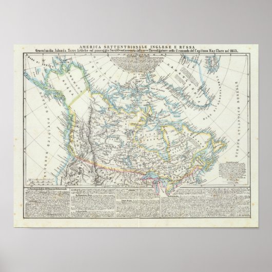 Alaska, Kanada, Grönland Poster (Vorne)