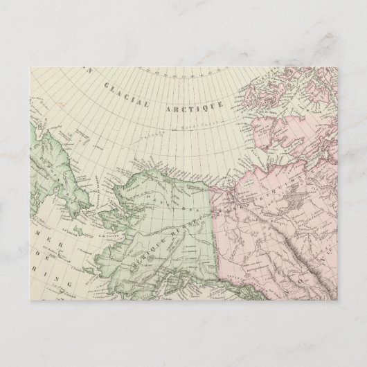 Alaska, Kanada, Russland Postkarte (Vorderseite)