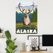Alaska - Karibik im Freien Poster (Heimbüro)