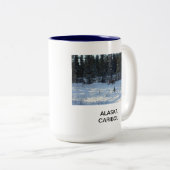 Alaska-Karibu Zweifarbige Tasse (VorderseiteRechts)