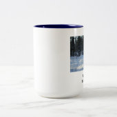 Alaska-Karibu Zweifarbige Tasse (Mittel)