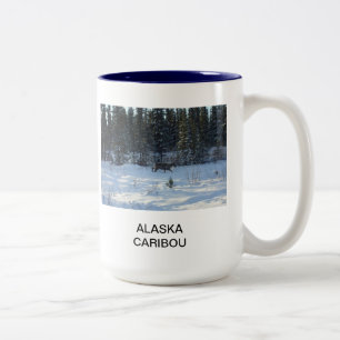 Alaska-Karibu Zweifarbige Tasse