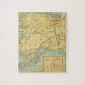 Alaska-Karte Puzzle (Vertikal)