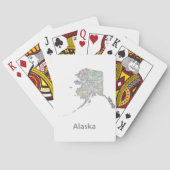 Alaska-Karte Spielkarten (Rückseite)