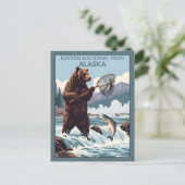 Alaska Katmai-Nationalpark Postkarte (Stehend Vorderseite)