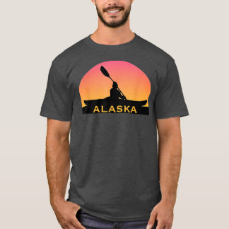 ALASKA Kayak Souvenir I Liebe Kayaking T-Shirt