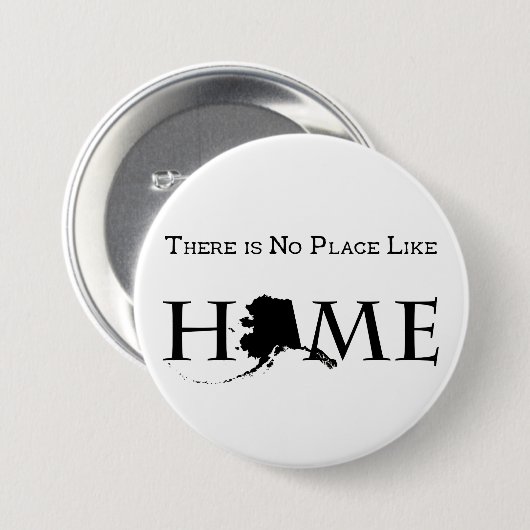 Alaska kein Ort wie Zuhause Button (Vorne & Hinten)