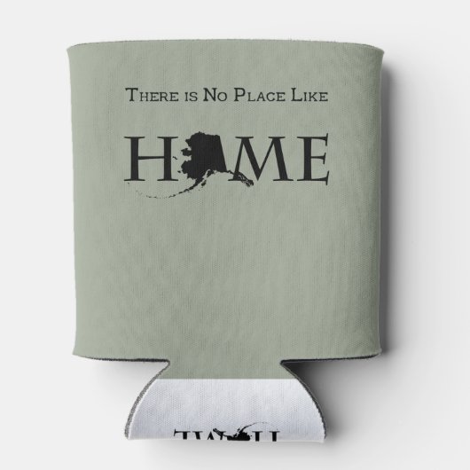 Alaska kein Ort wie Zuhause Dosenkühler (Rückseite)