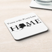 Alaska kein Ort wie Zuhause Getränkeuntersetzer (Linke Seite)