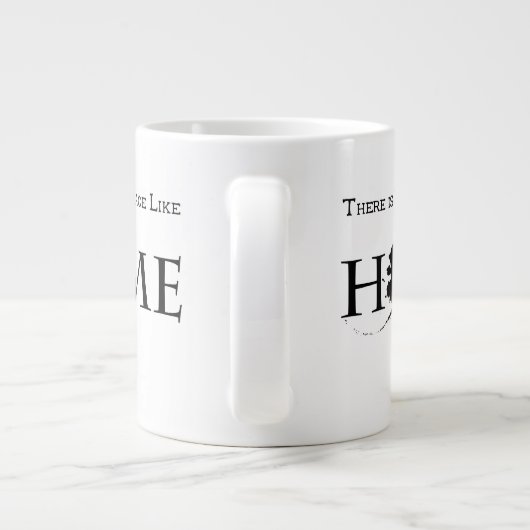 Alaska kein Ort wie Zuhause Jumbo-Tasse (Rückseite)