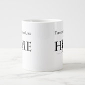 Alaska kein Ort wie Zuhause Jumbo-Tasse (Vorderseite)