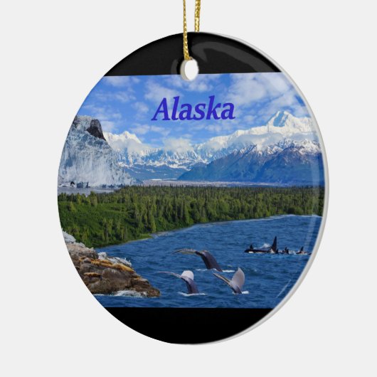 Alaska Keramik Ornament (Links)