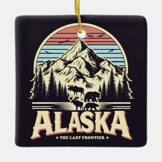 Alaska Keramikornament (Vorderseite)