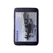 Alaska Killer Whales Briefmarke Badematte (Vorderseite Vertikal)