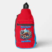 Alaska King Crab Old Crabby Bastard Crossbody Bag (Vorderseite)