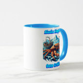 Alaska King Crab Old Crabby Bastard Tasse (VorderseiteRechts)