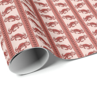 Alaska King Crab Wrapping Paper  Geschenkpapier