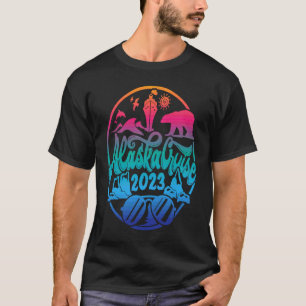Alaska Kreuzfahrt 2023 Freunde Familie Urlaub Stra T-Shirt