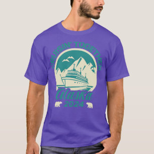 Alaska Kreuzfahrt 2024 Familie Freunde TShirt