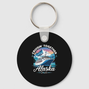 Alaska-Kreuzfahrt 2025 Familie Freunde Gruppe Alas Schlüsselanhänger