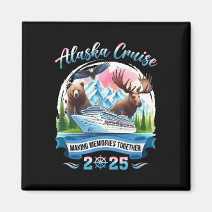 Alaska-Kreuzfahrt 2025 Gemeinsam Erinnerungen scha Magnet