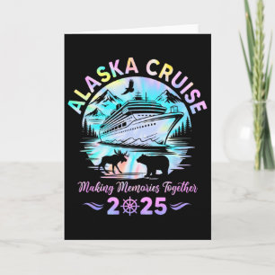 Alaska-Kreuzfahrt 2025 passende Familie Freunde Gr Karte
