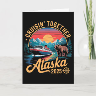 Alaska-Kreuzfahrt 2025 passende Familie Freunde Un Karte