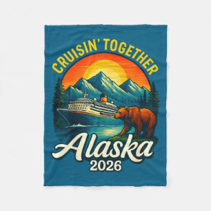 Alaska-Kreuzfahrt 2026 Cruisin Together passende F Fleecedecke