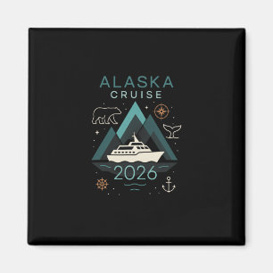 Alaska-Kreuzfahrt 2026 - Familienurlaubsreise  Magnet