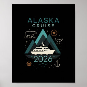 Alaska-Kreuzfahrt 2026 - Familienurlaubsreise  Poster
