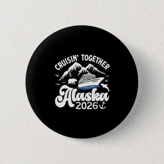 Alaska-Kreuzfahrt 2026 gemeinsam Urlaub Button (Vorderseite)