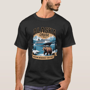Alaska-Kreuzfahrt 2026 Lustige Familie Freunde Pas T-Shirt