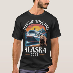 Alaska-Kreuzfahrt 2026 passende Familie T-Shirt