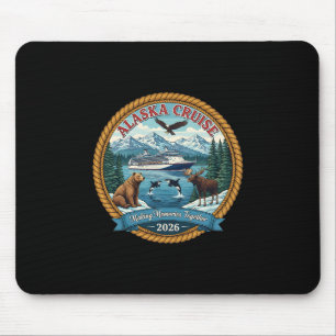 Alaska-Kreuzfahrt 2026 passende Freunde und Famili Mousepad