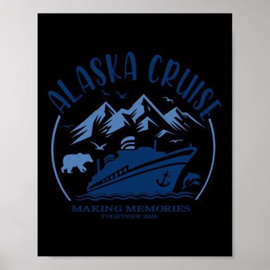 Alaska Kreuzfahrt 2026 Poster (Vorne)