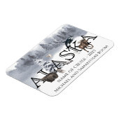 Alaska Kreuzfahrt Custom Bären Elche Tür Magnet (Linke Seite)