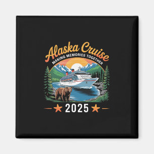 Alaska-Kreuzfahrt Erinnerungen Schaffen 2025 Famil Magnet