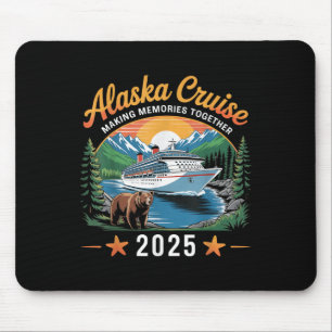 Alaska-Kreuzfahrt Erinnerungen Schaffen 2025 Famil Mousepad