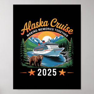 Alaska-Kreuzfahrt Erinnerungen Schaffend 2025 Fami Poster
