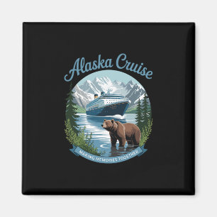 Alaska-Kreuzfahrt Gemeinsam Erinnerungen Schaffen  Magnet