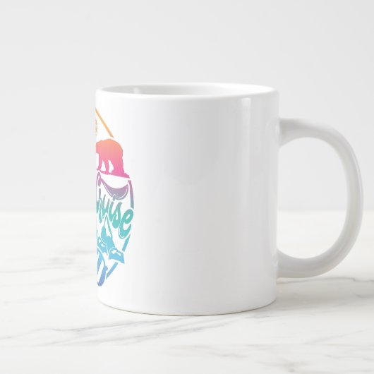 Alaska Kreuzfahrt Schifffahrt Gestaltung Jumbo-Tasse (Rechts)