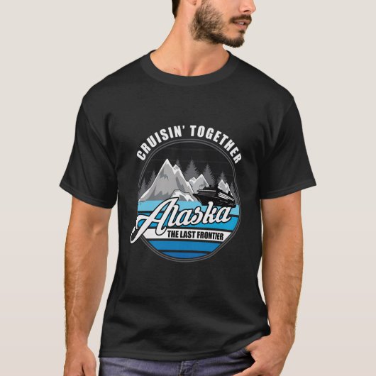 Alaska Kreuzfahrt Souvenir Familienausflug T-Shirt (Vorderseite)