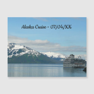 Alaska-Kreuzfahrt Urlaub Reisefotografie Magnetkarte