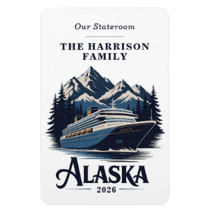 Alaska-Kreuzfahrtschiff-Kabinenmagnet Magnet