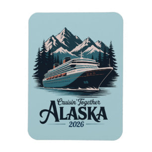 Alaska-Kreuzfahrtschiff-Kabinenmagnet Magnet