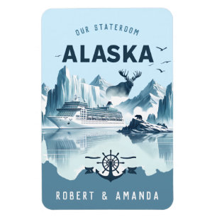 Alaska-Kreuzfahrtschiff-Kabinenmagnet Magnet